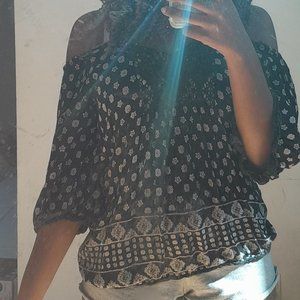 Medium black Angie top